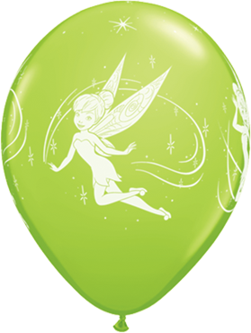 Disney Tinker Bell Fashion Lime Green Latex Round 11in/27.5cm