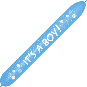 It's A Boy Pastel Blue Link-O-Loon 660S