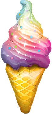 Qualatex Rainbow Swirl Ice Cream Foil Shape 14In36Cm qualatex kopen in de aanbieding Qualatex Rainbow Swirl Ice Cream Foil Shape 14In36Cm qualatex kopen in de aanbieding
