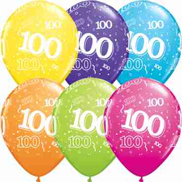 100 Retail Assortment Latex Round 11in/27.5cm