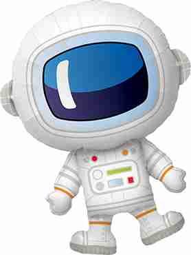 Adorable Astronaut Foil Shape 37in/94cm