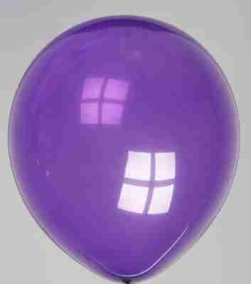 Ballon 13cm kristal donkerpaars
