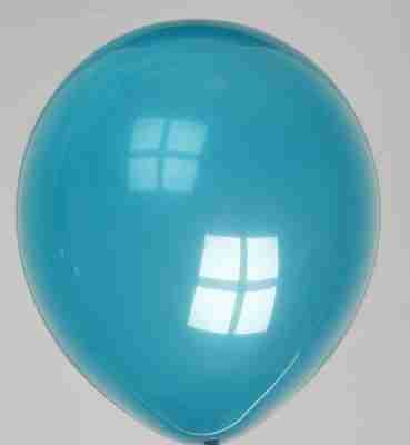 Ballon 13cm kristal waterblauw