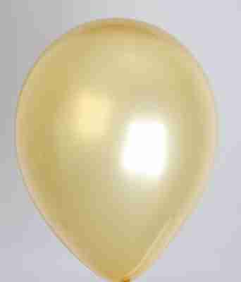 Ballon 13cm metallic goud