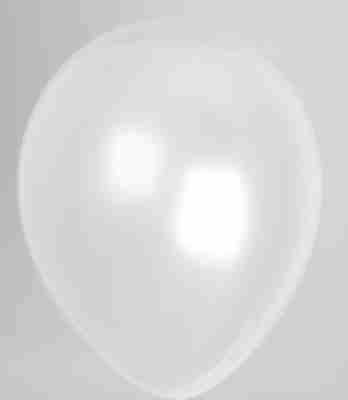 Ballon 13cm parel wit