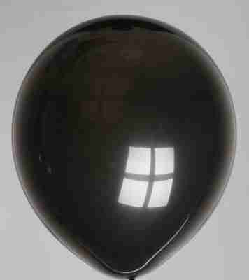 Ballon 13cm zwart