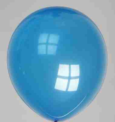 Ballon 30cm kristal marineblauw