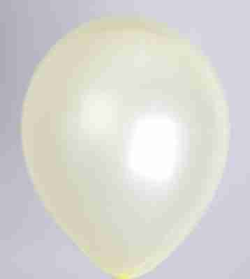 Ballon 35cm parel citroengeel