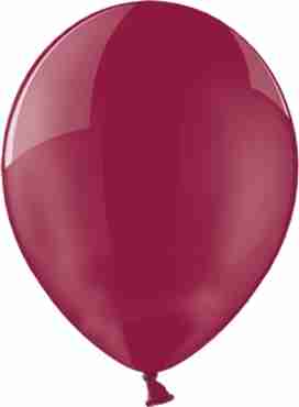 Crystal Burgundy Latex (Transparent) Round 11in/27.5cm