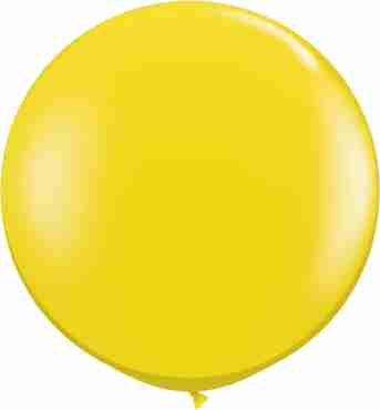 Crystal Citrine Yellow (Transparent) Latex Round 36in/90cm