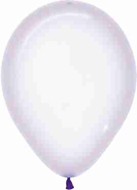 Crystal Pastel Lilac Latex Round 11in/27.5cm