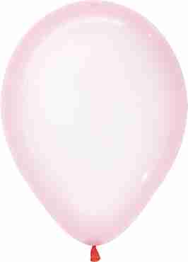 Crystal Pastel Pink Latex Round 11in/27.5cm