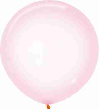 Crystal Pastel Pink Latex Round 24in/60cm
