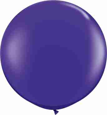 Crystal Quartz Purple (Transparent) Latex Round 36in/90cm