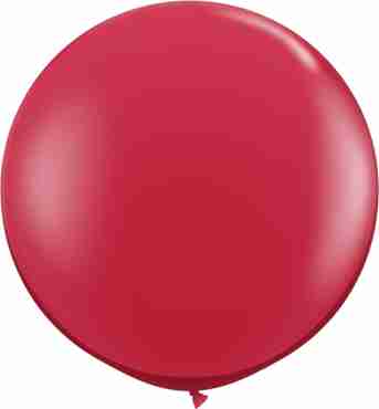 Crystal Ruby Red (Transparent) Latex Round 36in/90cm