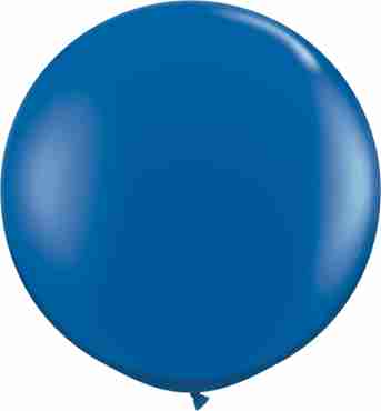 Crystal Sapphire Blue (Transparent) Latex Round 36in/90cm
