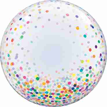 Deco Bubble Colourful Confetti Dots 24in/60cm