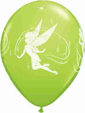 Disney Tinker Bell Fashion Lime Green Latex Round 11in/27.5cm