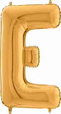 E Gold Foil Letter 26in/66cm