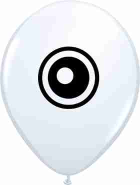 Eyeballs Standard White Latex Round 5in/12.5cm