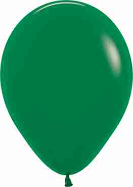 Fashion Forest Green Latex Round 11in/27.5cm