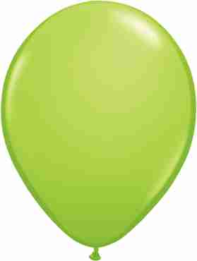 Fashion Lime Green Latex Round 11in/27.5cm