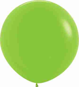 Fashion Lime Green Latex Round 24in/60cm