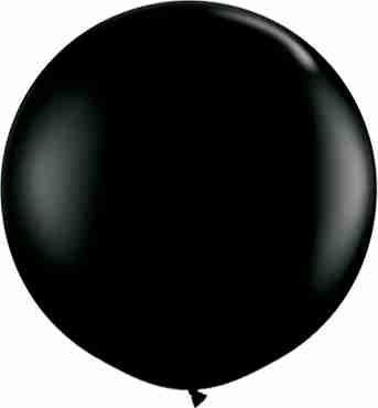 Fashion Onyx Black Latex Round 36in/90cm