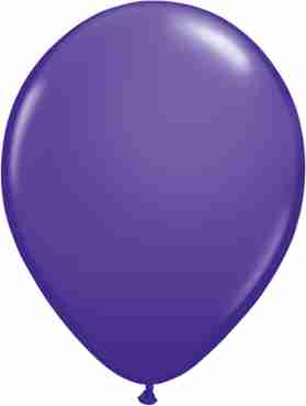 Fashion Purple Violet Latex Round 11in/27.5cm