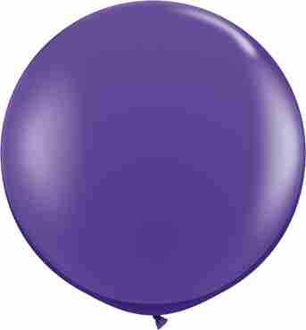Fashion Purple Violet Latex Round 36in/90cm