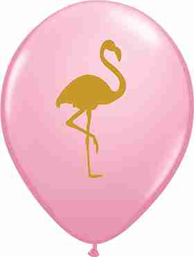 Flamingo Pink Latex Round 11in/27.5cm