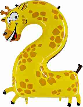 Giraffe Number 40in/100cm