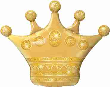 Golden Crown Foil Shape 41in/104cm