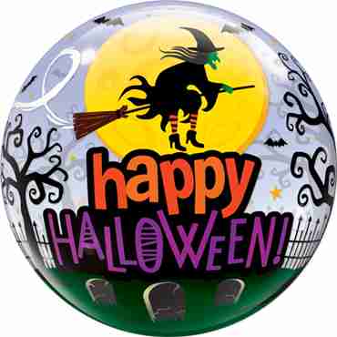 Halloween Witch Haunting Single Bubble 22in/55cm