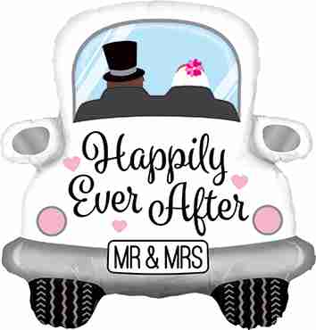Happily Ever After Car Foil Shape 31in/79cm