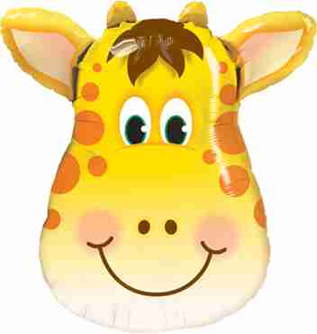 Jolly Giraffe Foil Shape 14in/36cm