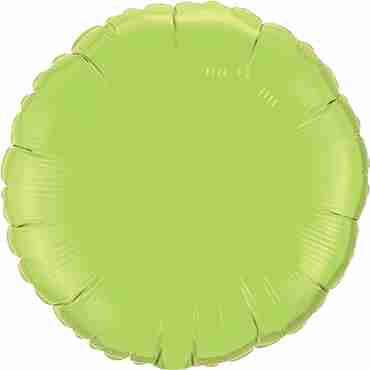 Lime Green Foil Round 18in/45cm