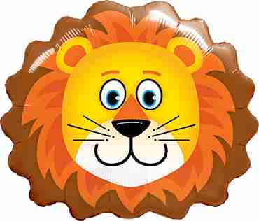 Lovable Lion Foil Shape 14in/36cm