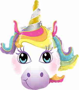 Magical Unicorn Foil Shape 14in/36cm