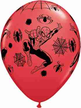 Marvel's Ultimate Spider-Man Standard Red Latex Round 11in/27.5cm