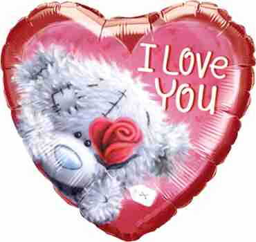 Me To You - Tatty Teddy I Love You Foil Heart 18in/45cm