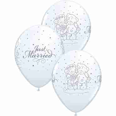 Me To You - Tatty Teddy Just Married Standard White Latex Round 11in/27.5cm
