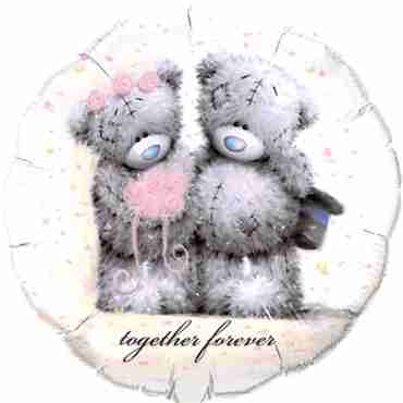 Me To You - Tatty Teddy Together Forever Foil Round 18in/45cm