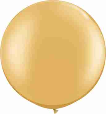 Metallic Gold Latex Round 30in/75cm