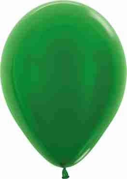 Metallic Green Latex Round 5in/12.5cm