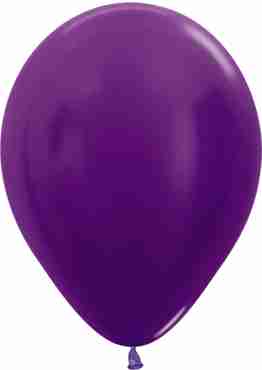 Metallic Violet Latex Round 5in/12.5cm