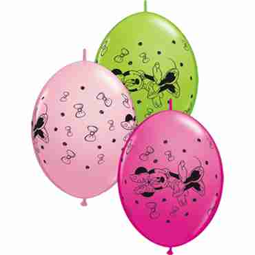 Minnie Mouse Standard Pink, Fashion Wild Berry and Fashion Lime Green Assortment QuickLink 12in/30cm