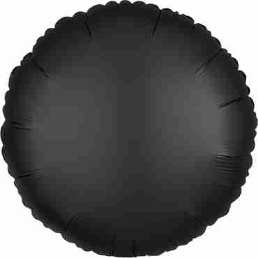 Onyx Satin Luxe Foil Round 17in/43cm
