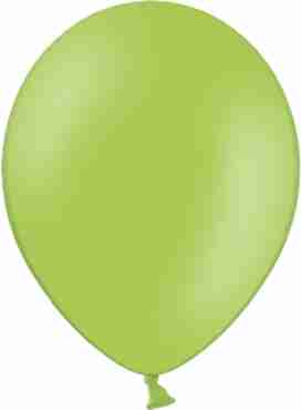 Pastel Lime Green Latex Round 11in/27.5cm