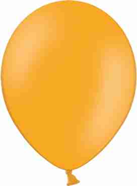 Pastel Orange Latex Round 11in/27.5cm